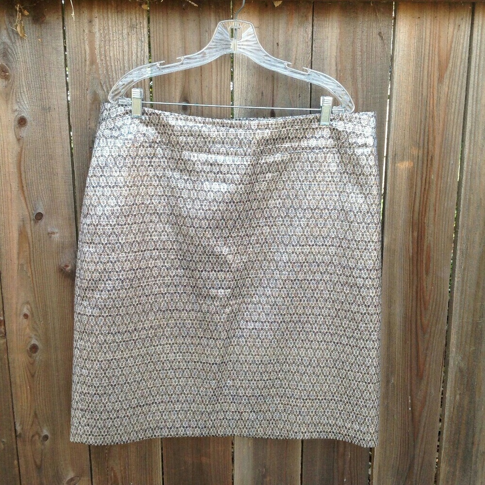 CHARTER CLUB Woman Metallic Skirt